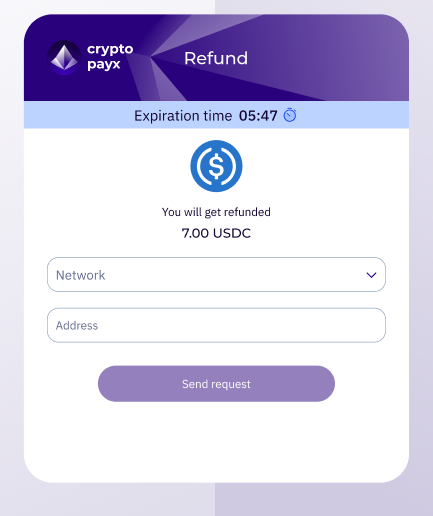 Refund link